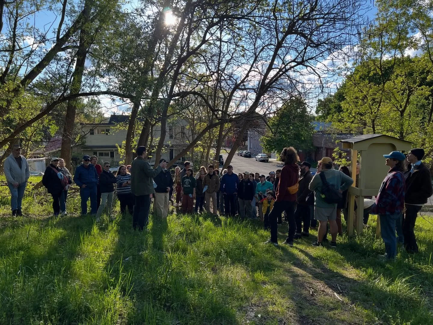 Last night&rsquo;s community walk &amp; talk in Troy was a dream!

Thank you to the 50+ people who showed up on a sunny spring evening to tour South Troy on foot with neighbors and friends to discover hidden gems in our own backyard. The energy was a
