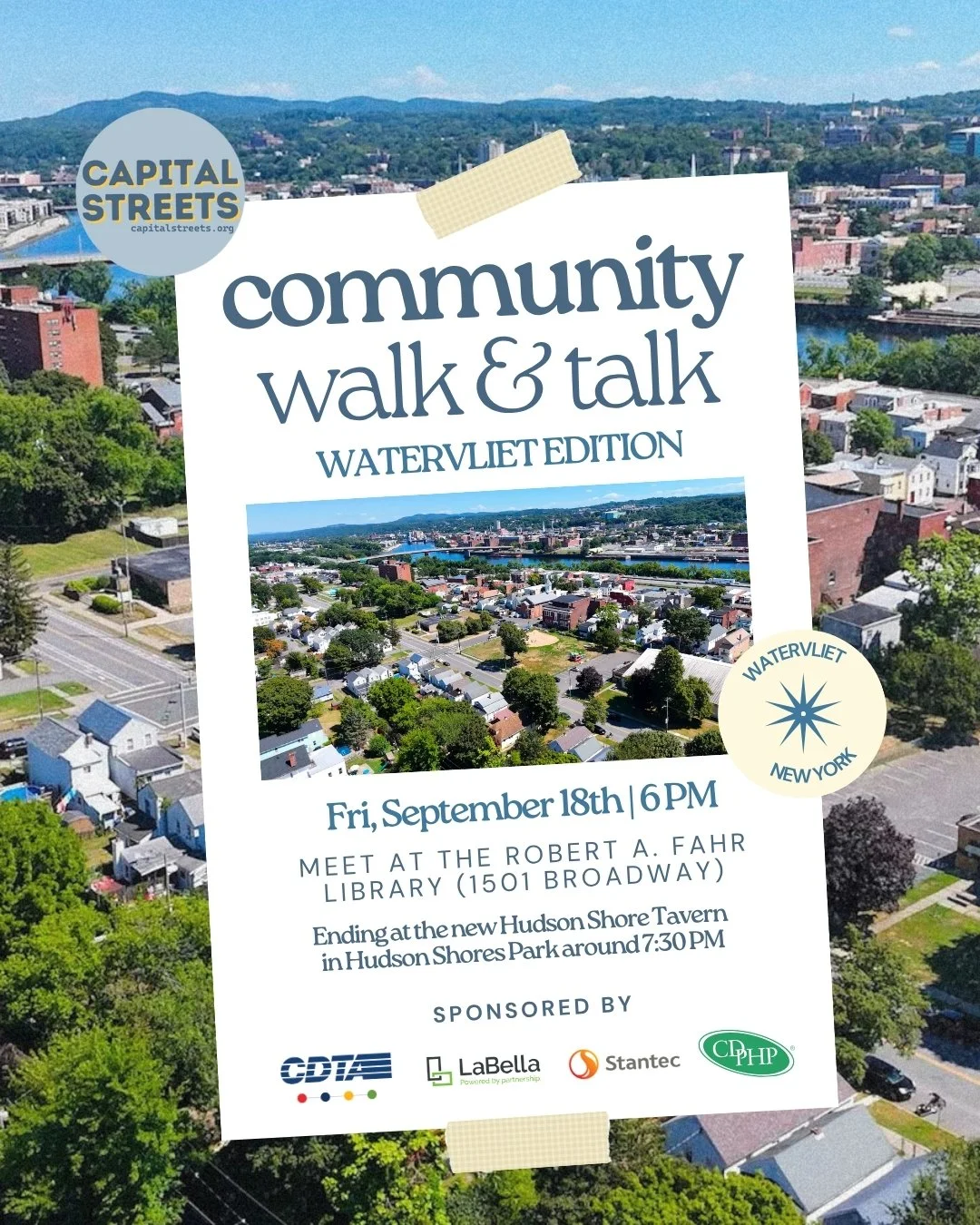 Community Walk & Talk - Watervliet