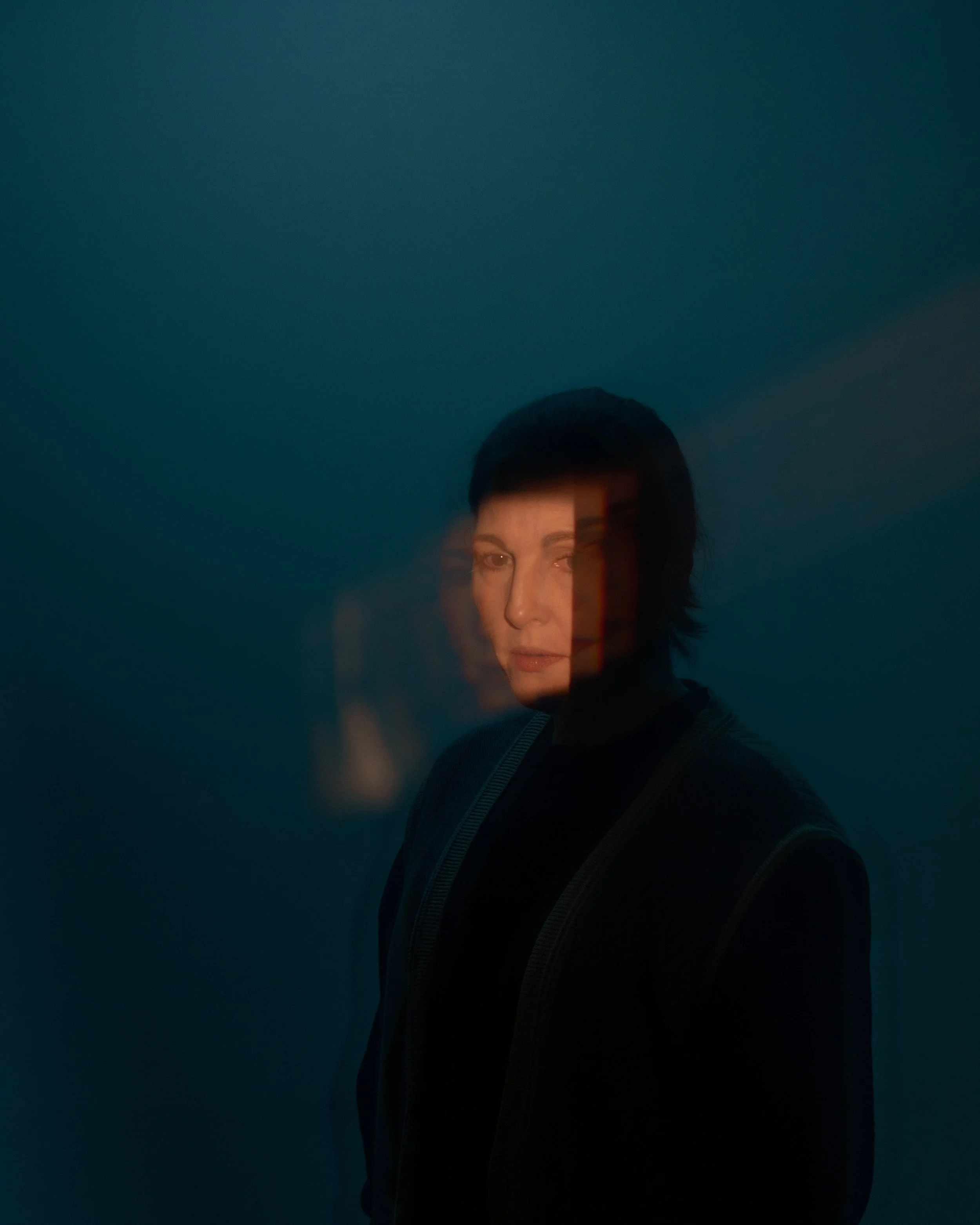 Jackie Lou Blanco in Anthropology.
Shot while holding up an angled phone protector in front of the camera