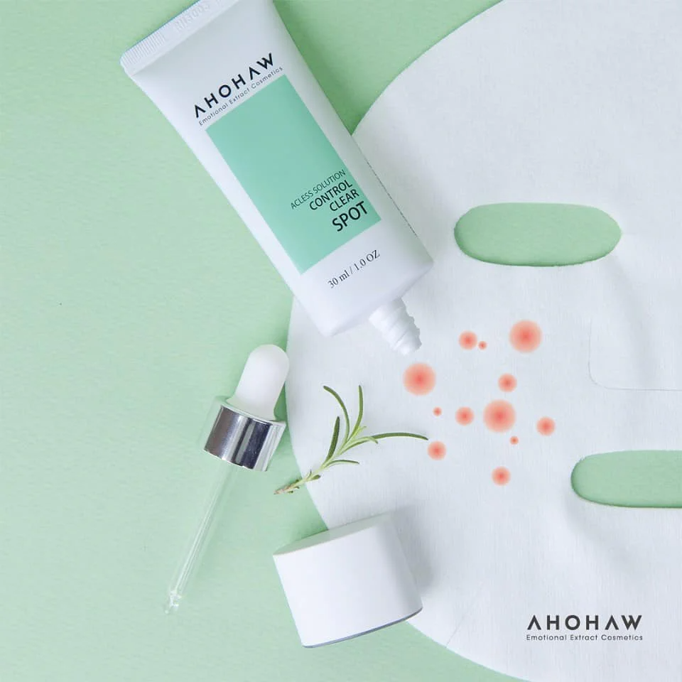 Concentrated texture of Ahohaw Control Clear Spot Treatment for soothing active breakouts