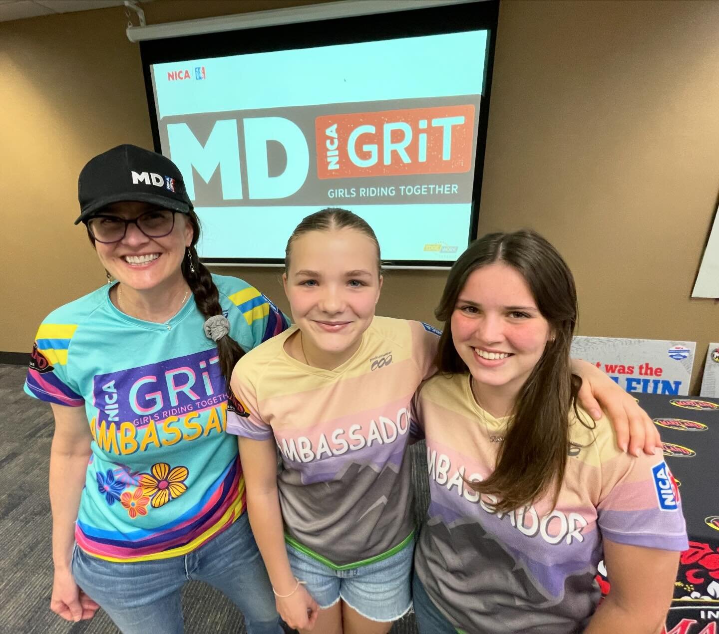 Ambassadors Ruby Frank and Allison Boyd shared their experiences with GRiT at the MICL Coaches Summit and totally crushed it!  I am so proud of these girls!  #micl #miclgrit #gritambassador #marylandmtb #moregirlsonbikes