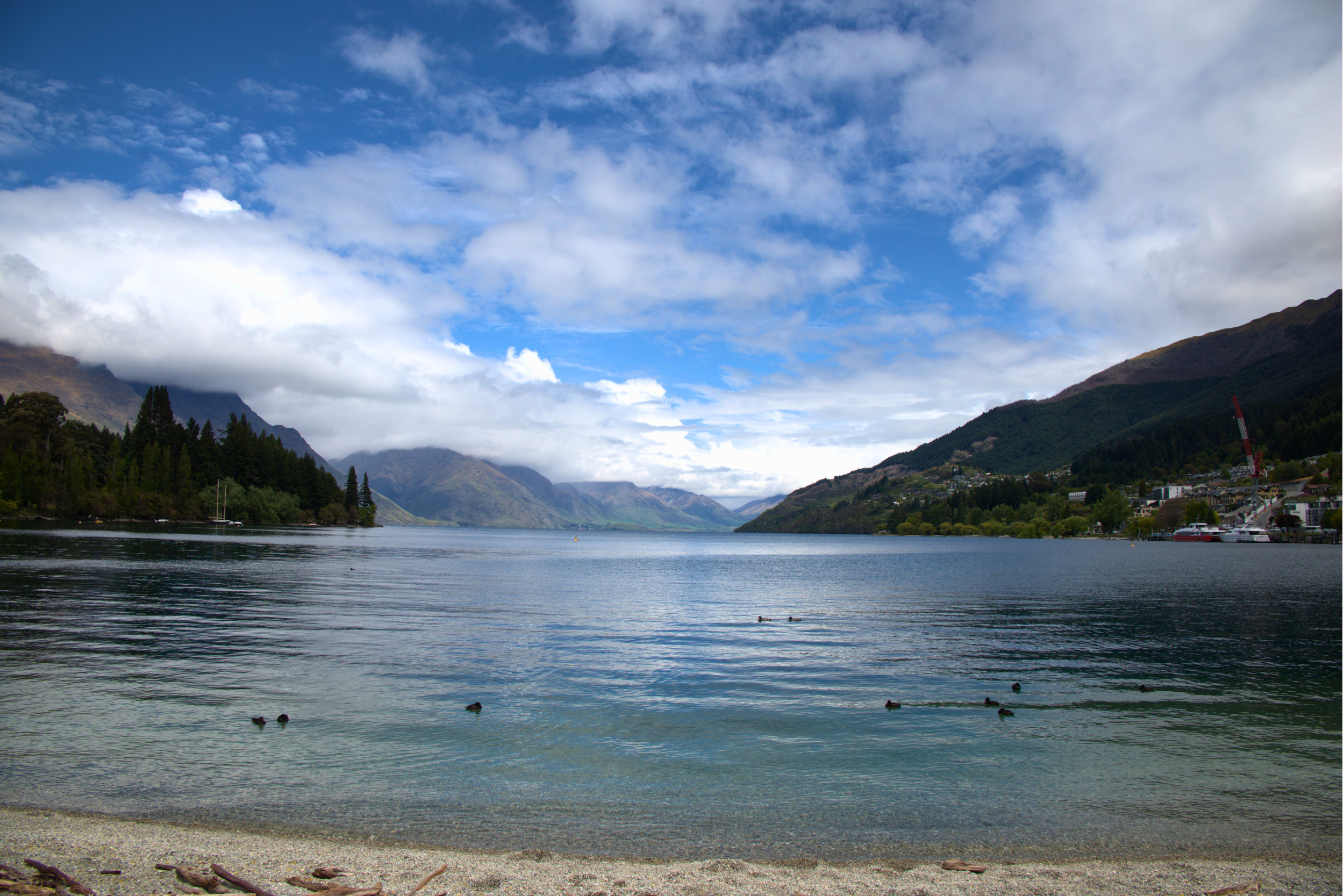 Lake at Queenstown, New Zealand