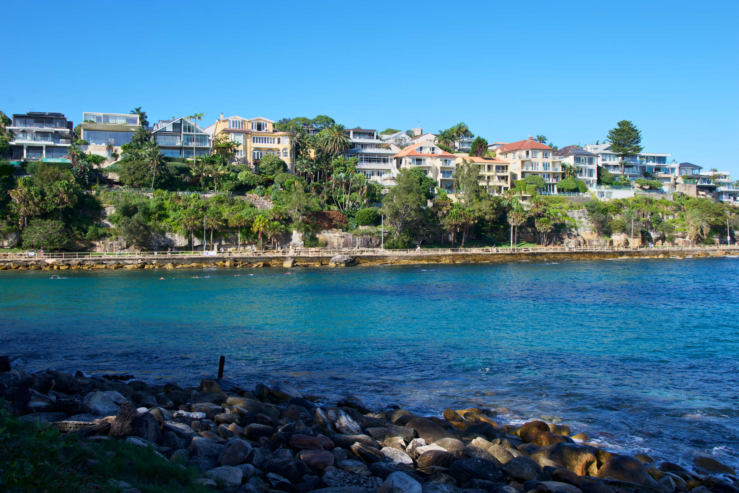 Shelly Beach in Manly, Sydney, Australia in summer