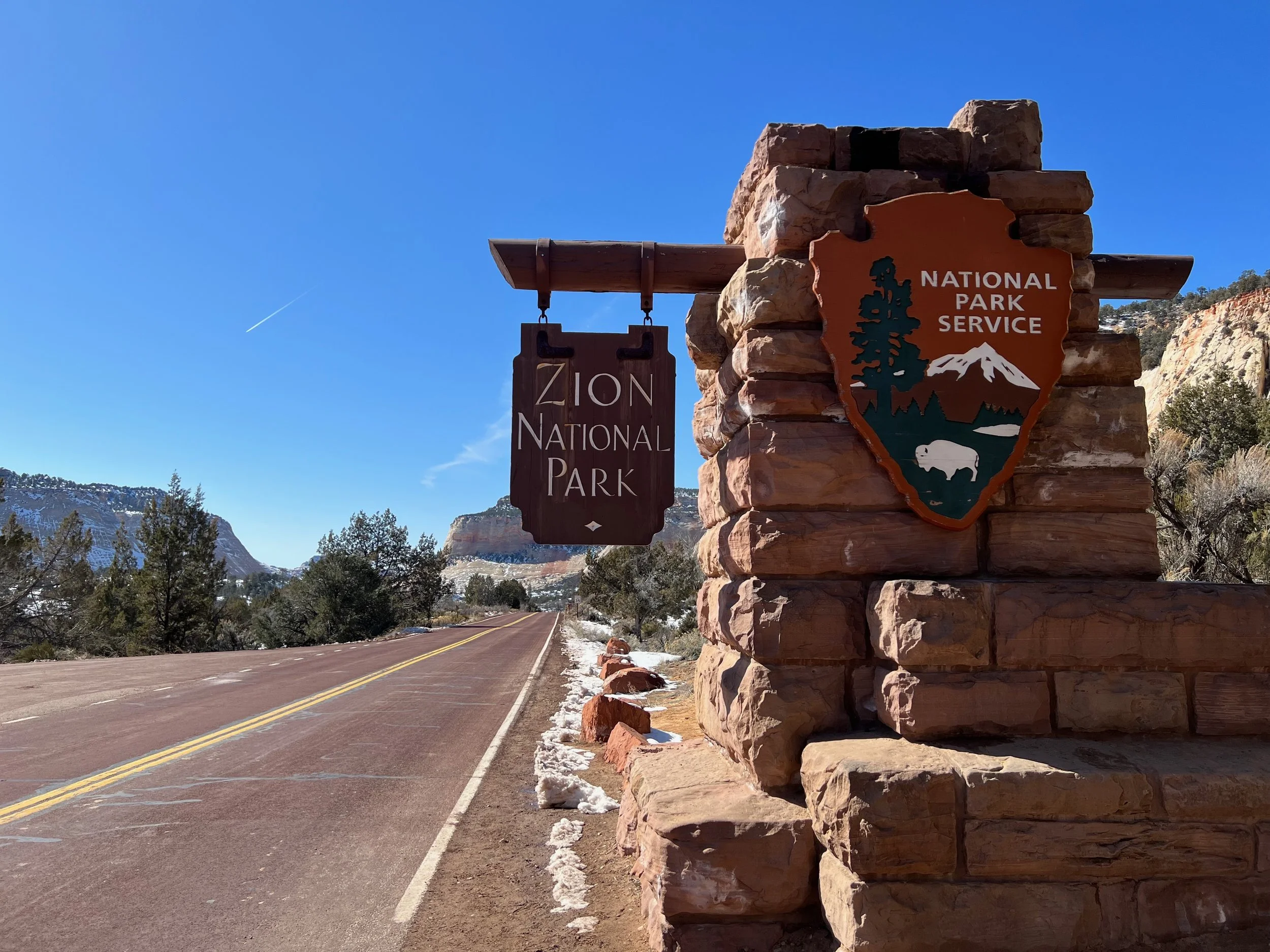 Zion National Park Sign