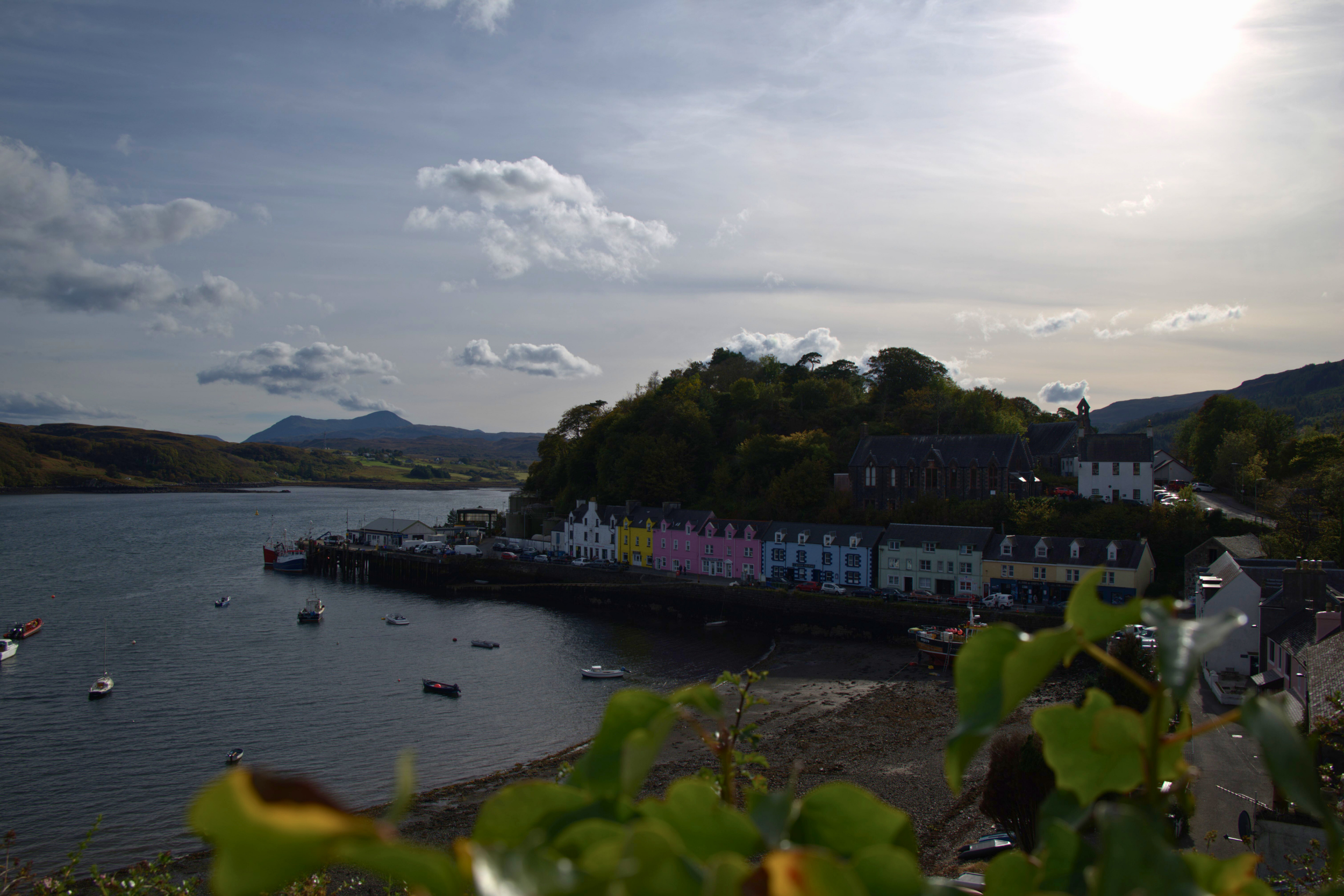 Downtown Portree, Isle of Skye, Scotland