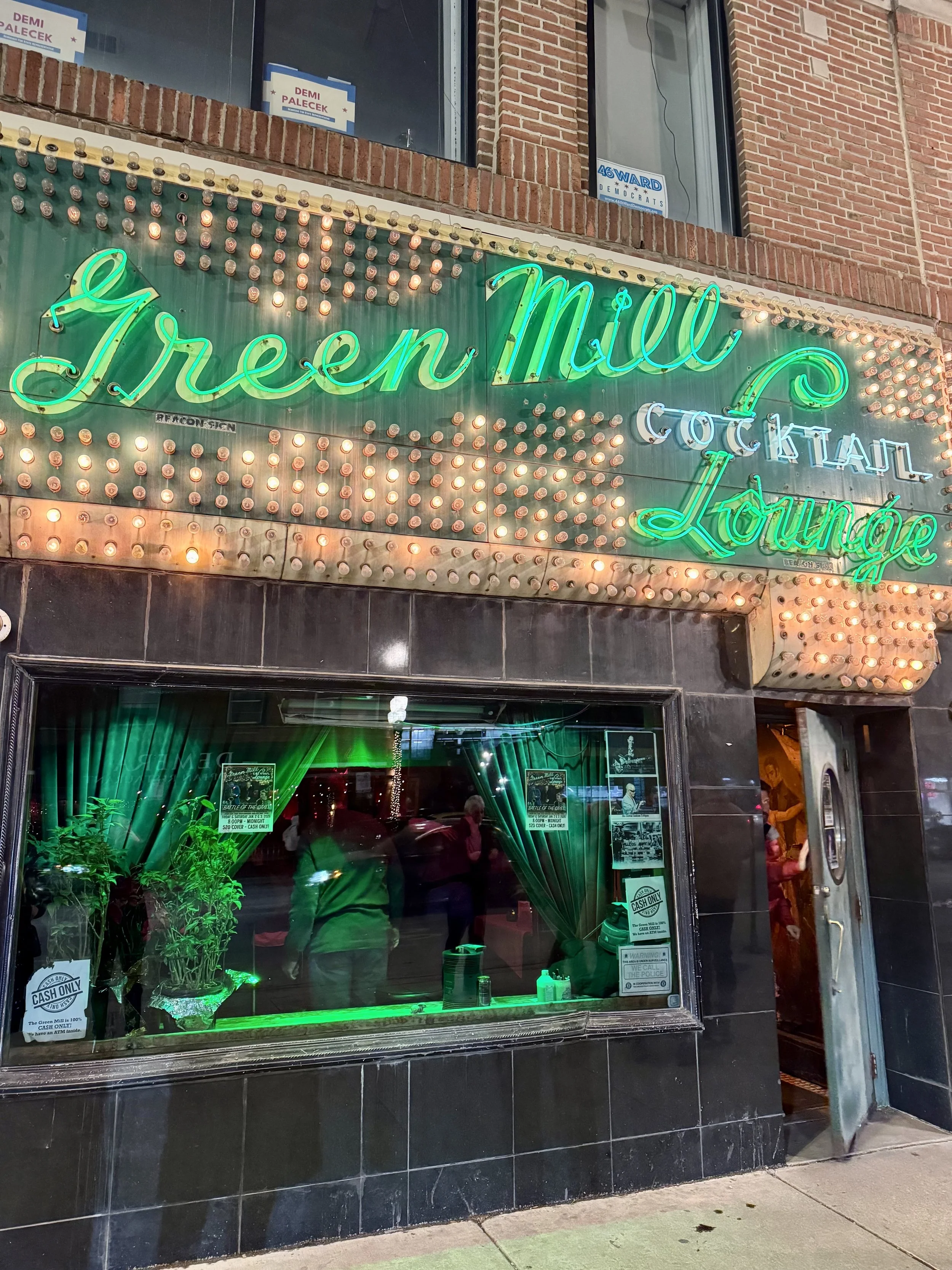 The Green Mill in Chicago - old jazz club