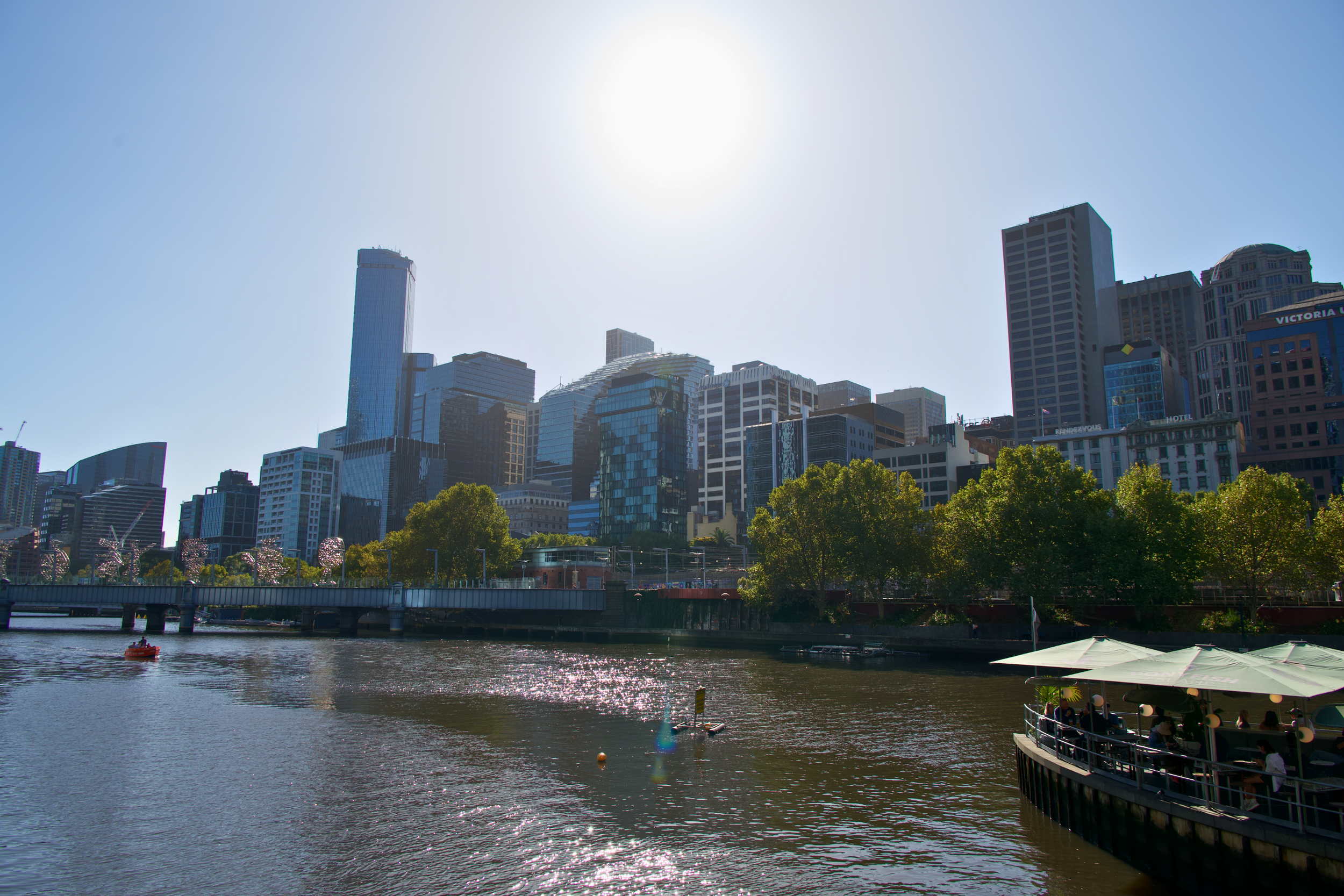 Melbourne, Australia skyline in fall