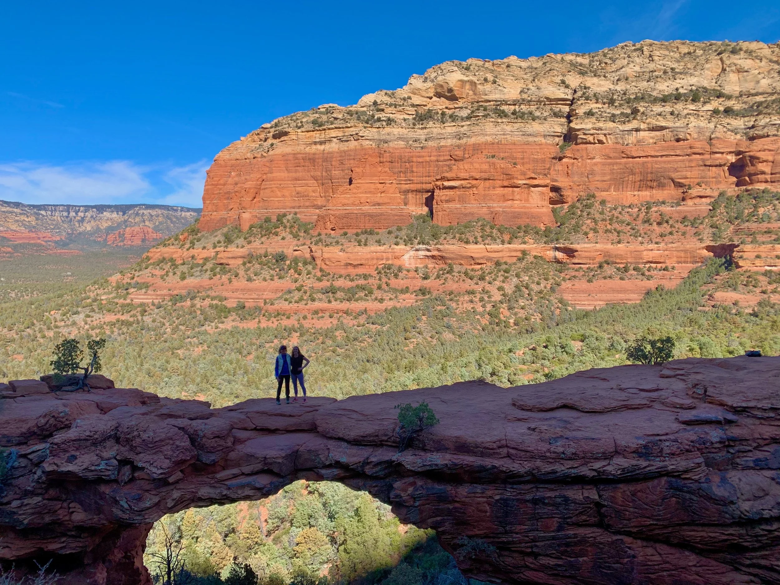 Devil's Bridge Trailhead, Arizona in winter
