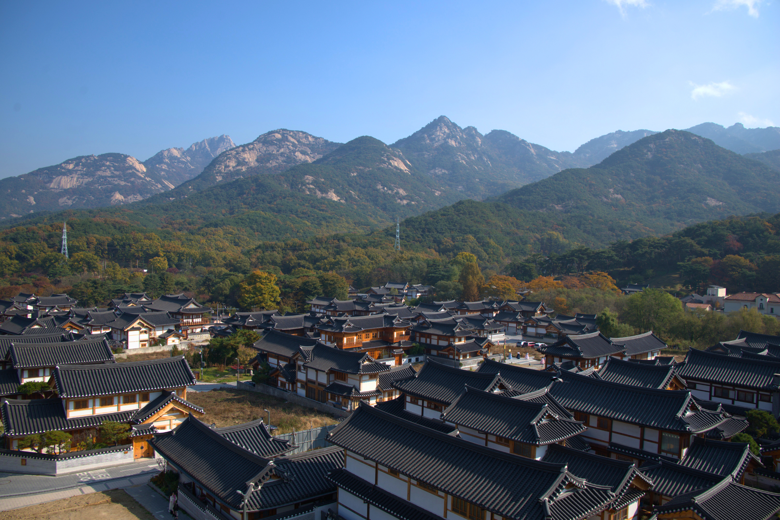 Eunpyeong Hanok Village traditional Korean architecture with old-world details in Seoul