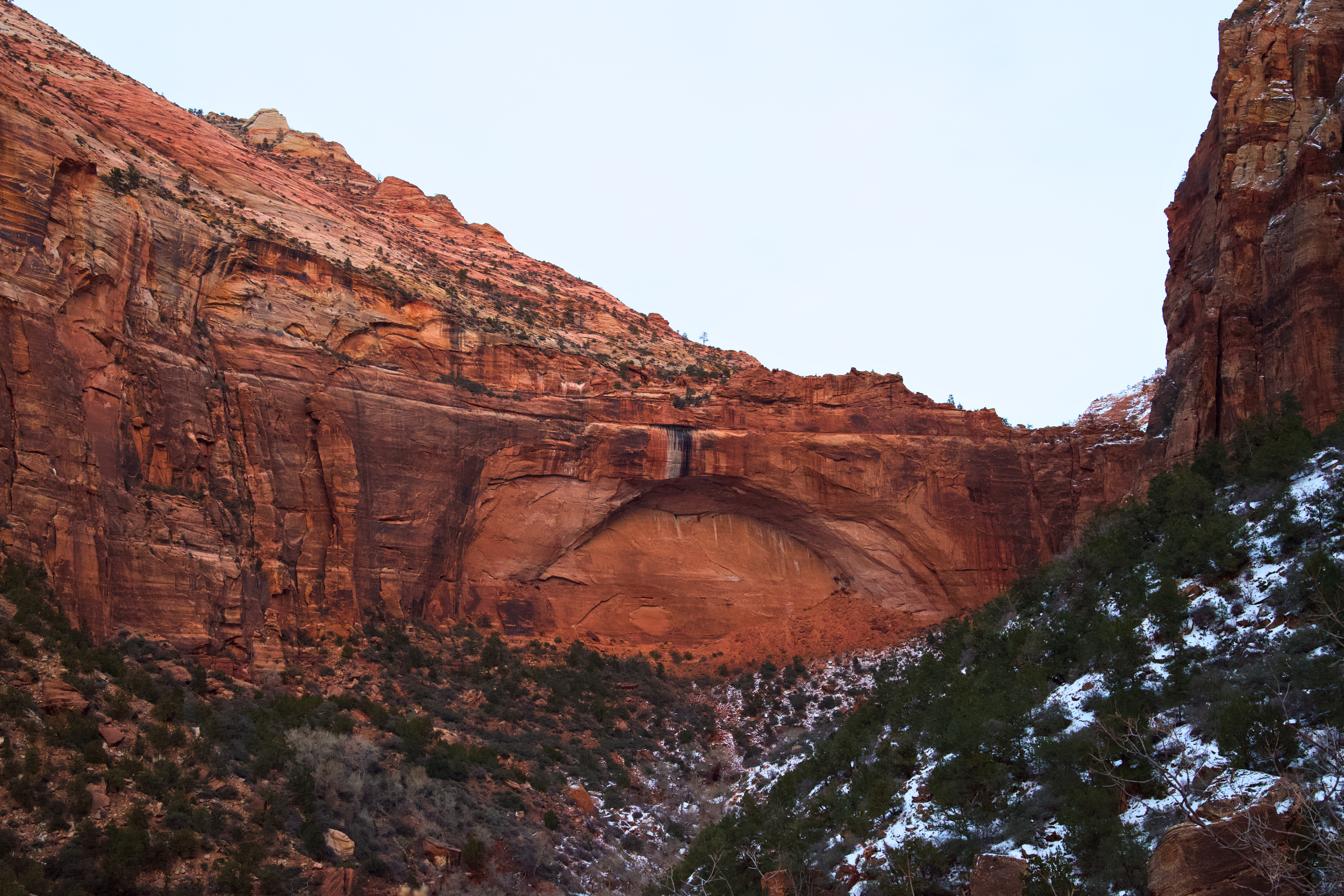 Zion National Park wintertime