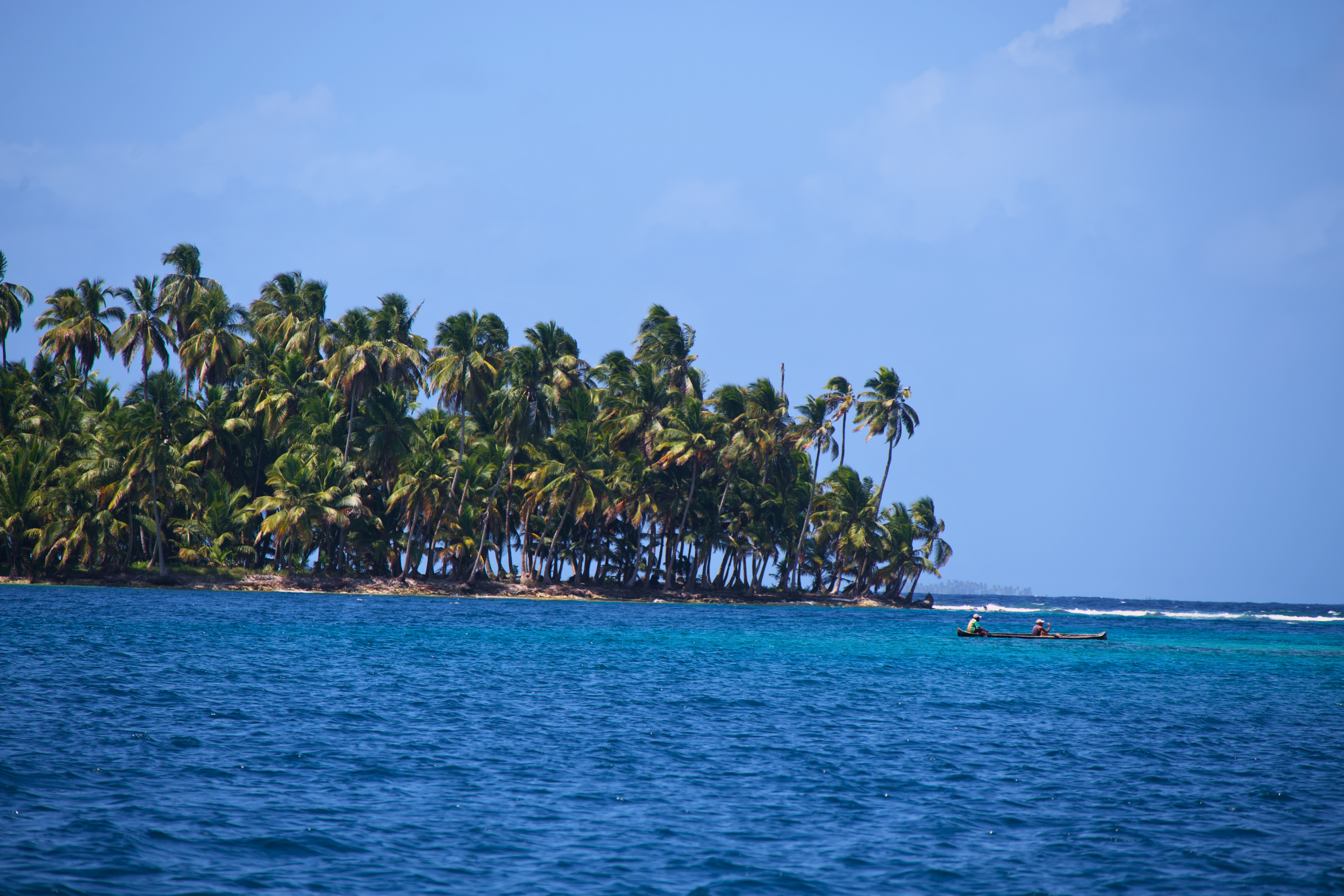 San Blas Islands, Panama fishing boats