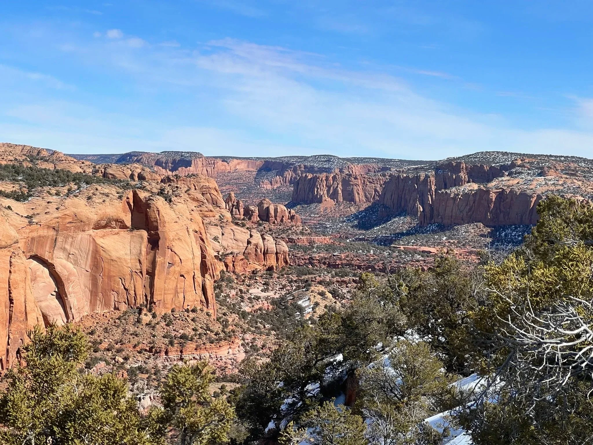 Navajo National Monument, Arizona in winter