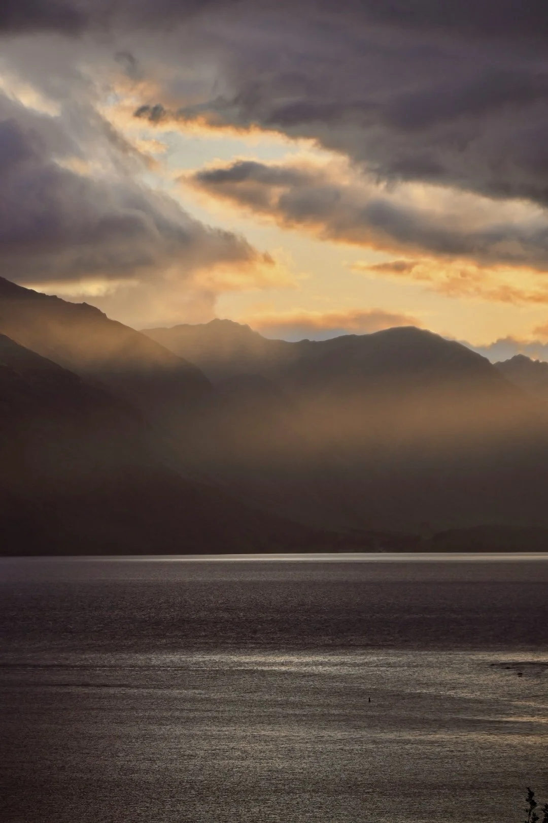 Sunset at Queenstown, New Zealand