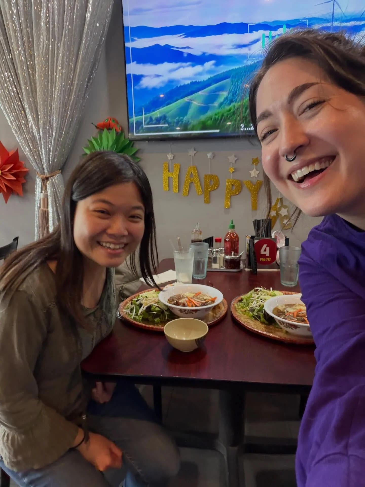 eating, working, asking questions