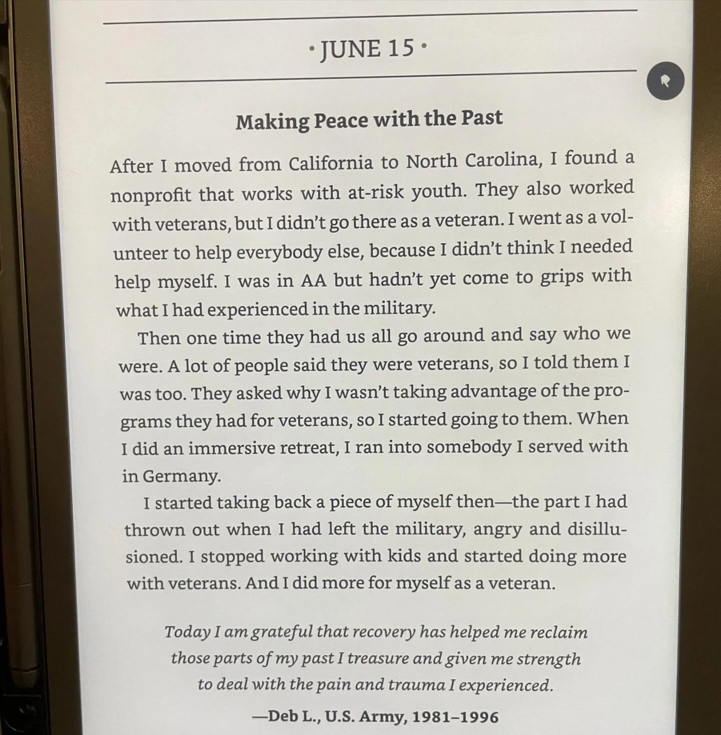 Good morning Warriors! Here is your daily reflection! 🇺🇸