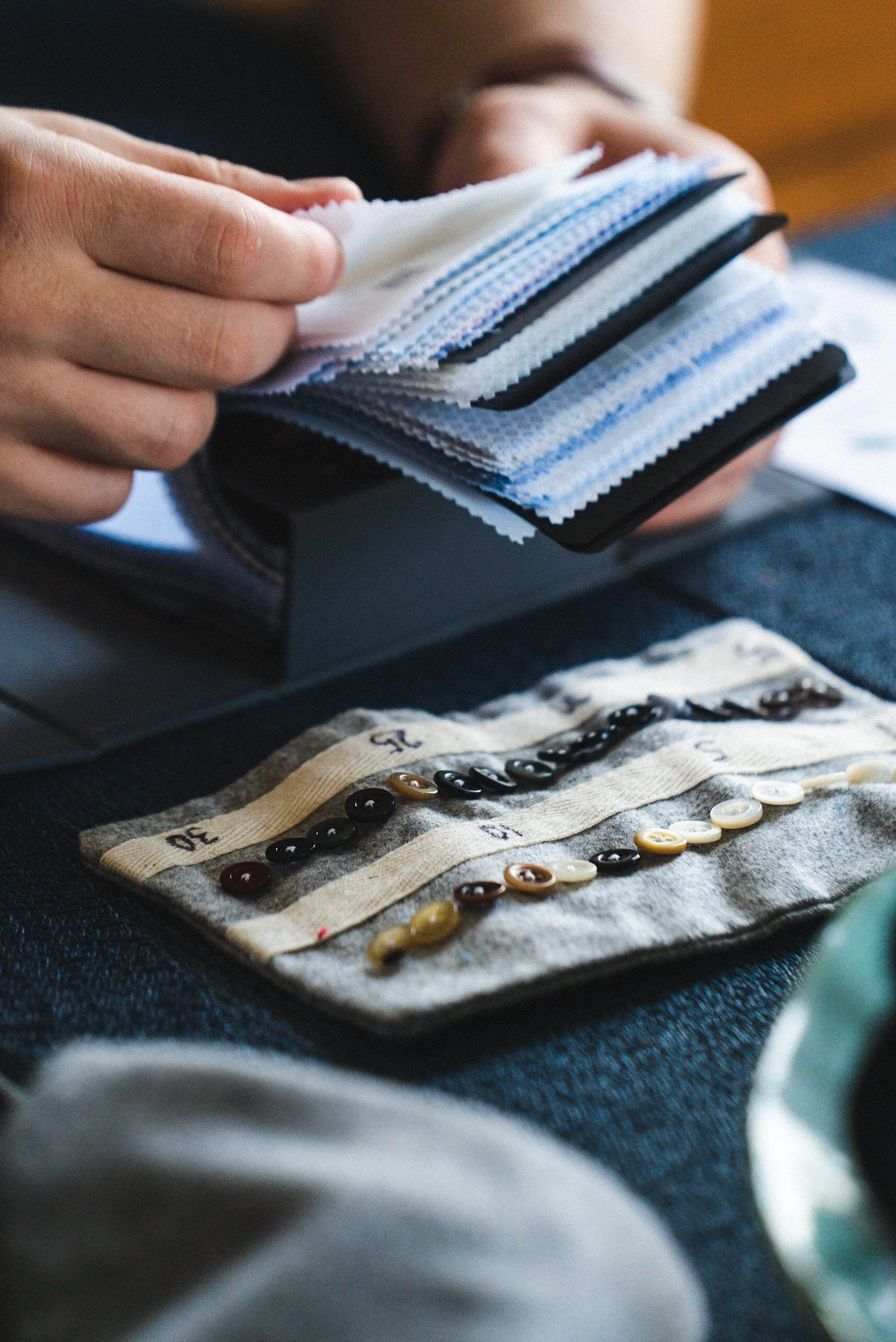 Raconte Tailor Shirt and Buttons.JPG