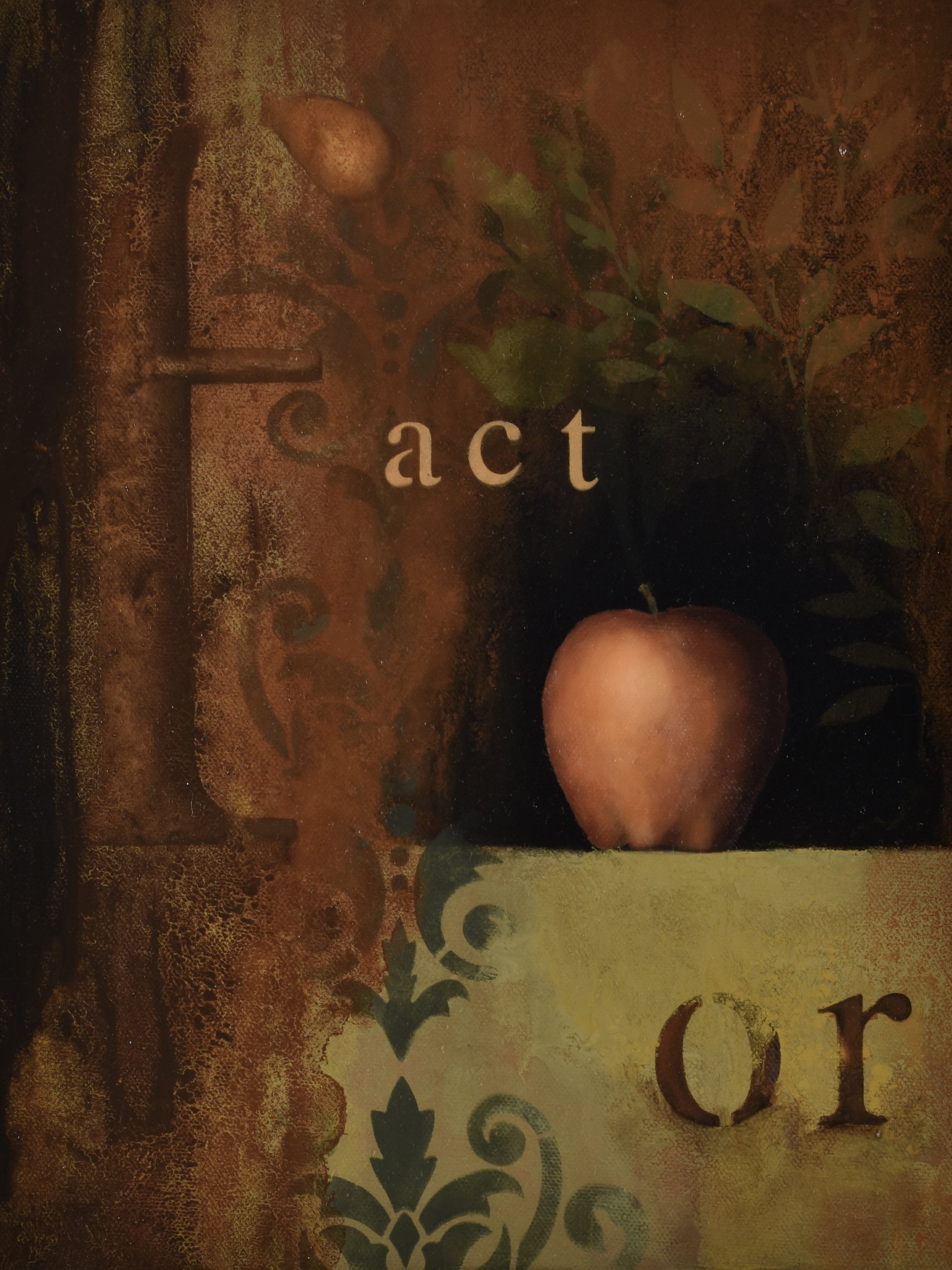 factor, oil on canvas, 14 x 11", 2020