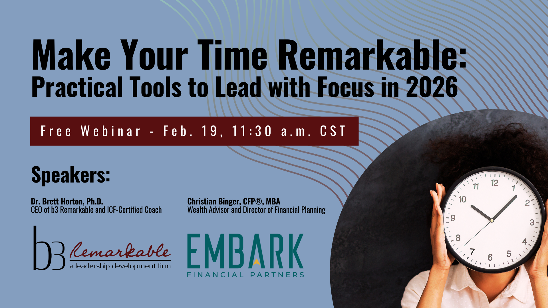 Webinar: Make Your Time Remarkable