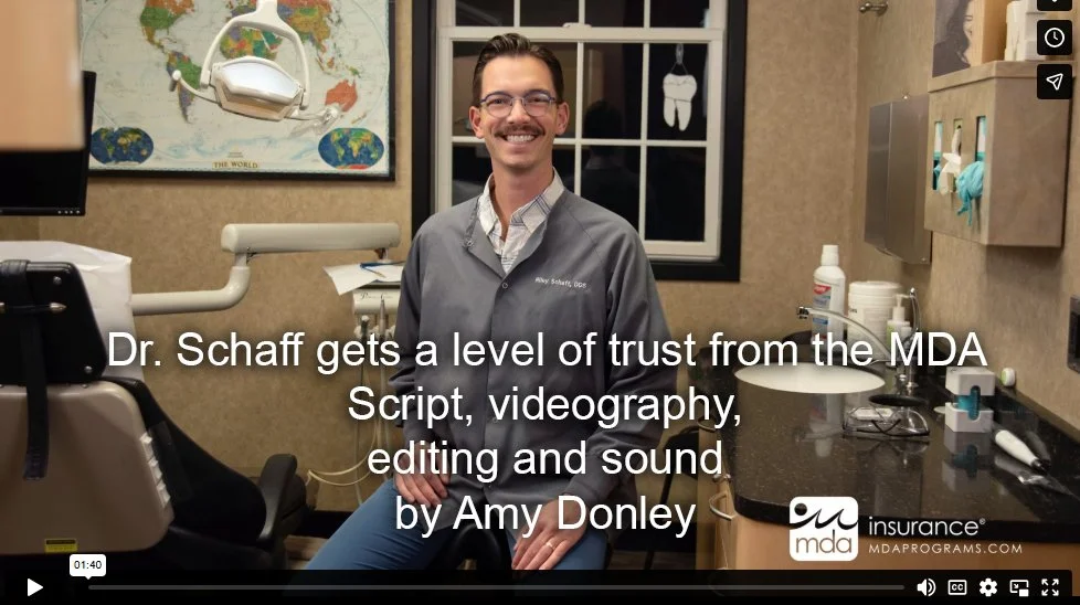 Dr. Schaff gets a level of trust from the MDA