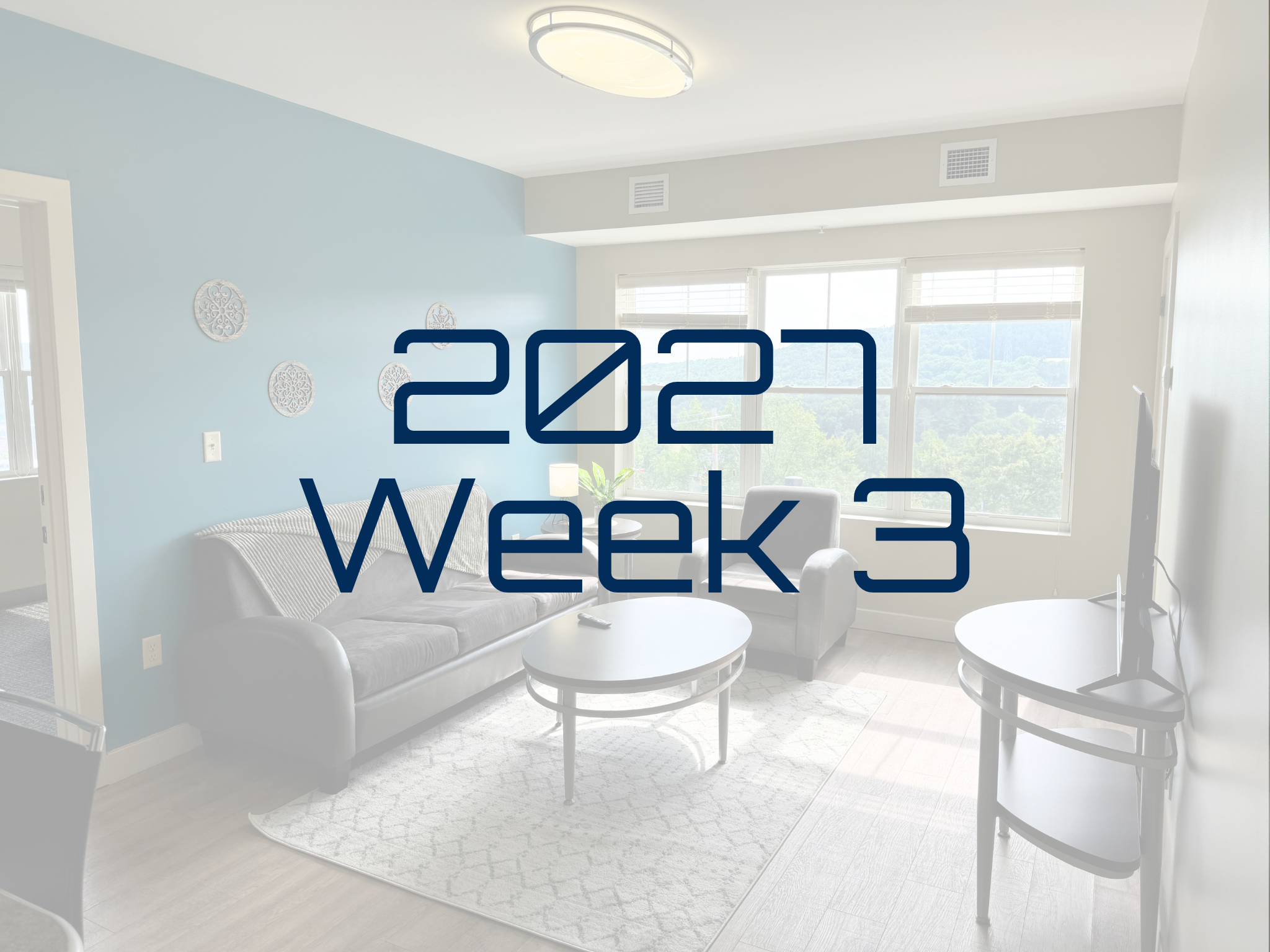 Week 3- (June 17, 2027- June 23, 2027) - 50% Deposit- Private Three-Bedroom Apartment