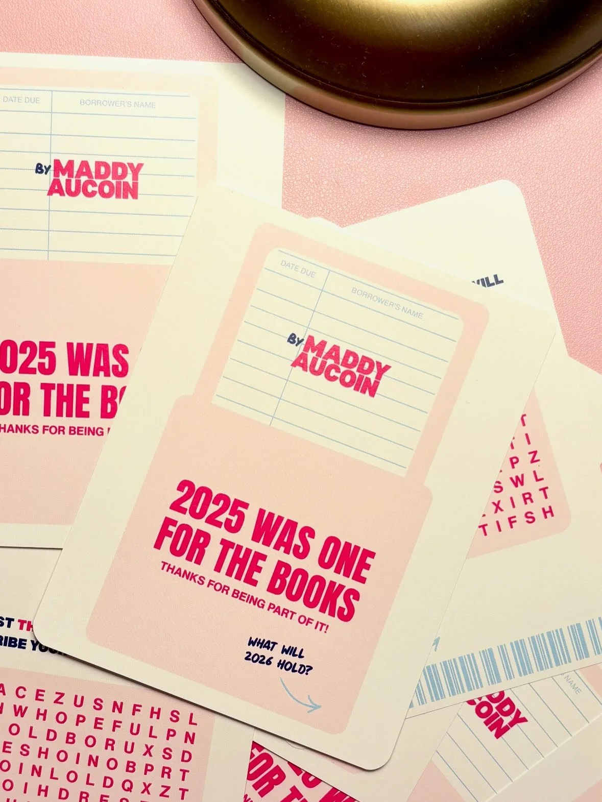 After MANY (read: 3) years of thinking about it, I FINALLY created custom holiday cards this year to send to clients + collaborators!!!! 🪄

(If yours hasn&rsquo;t shown up yet, please pretend to be surprised when you open it 🤪)

I wanted it to be a