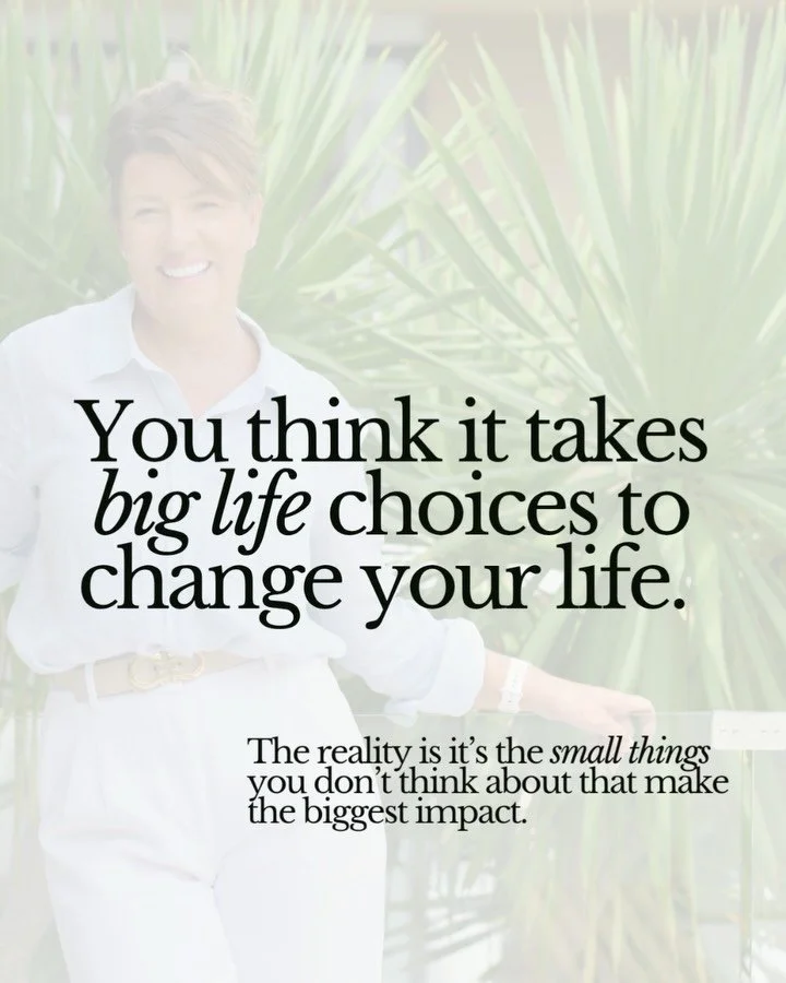 If you&rsquo;ve read The Slight Edge or Atomic habits, you&rsquo;ll know exactly what I&rsquo;m talking about!

We often think that it&rsquo;s the huge life decisions that are going to make such a big impact on our life? but the reality is it&rsquo;s
