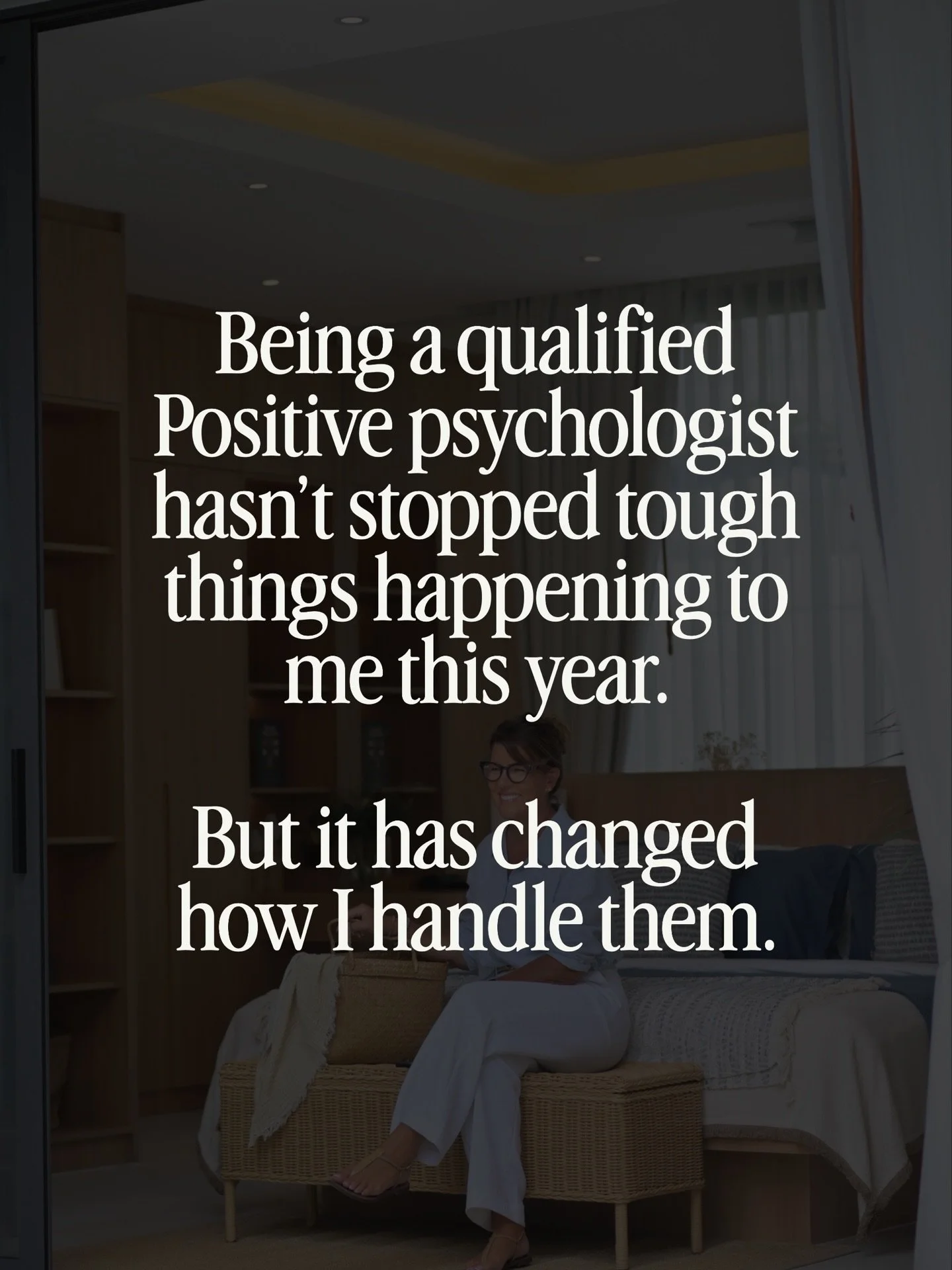 As a positive psychologist, people sometimes assume I must be relentlessly positive. I&rsquo;m not, and that isn&rsquo;t what positive psychology teaches.

Things have gone wrong this year. Plans changed, some friendships evolved, my Dads getting old