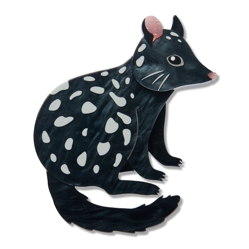 Eastern Quoll Brooch