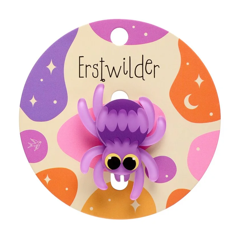 EBEJ101 Web Crawler Simplified Mini Brooch-2.JPG