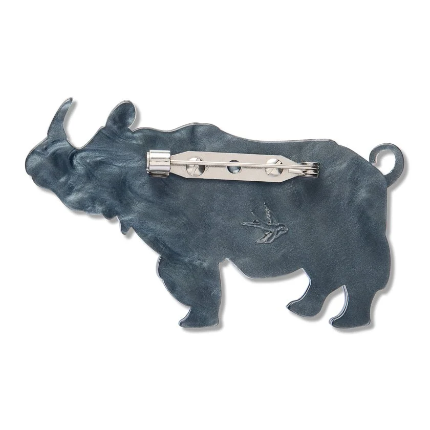 BHDY103 Javan Rhino Brooch-2.JPG