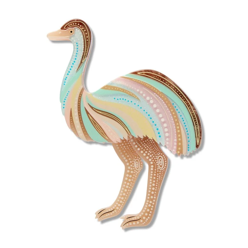 Utingat Ritjinguthinha (Emu) Brooch