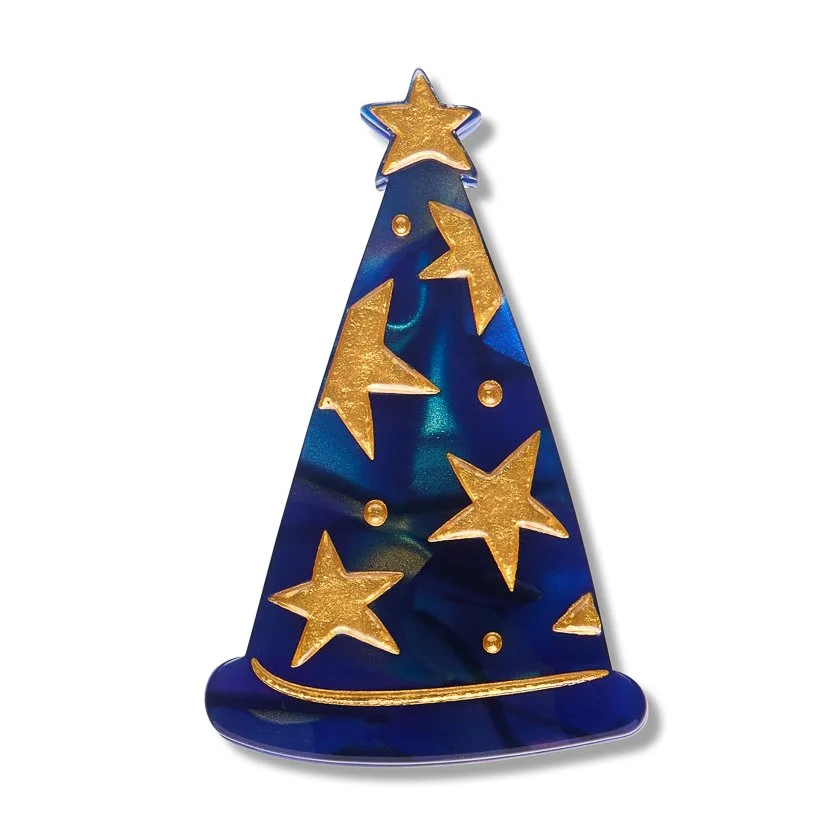 EBEF102 Wizard Hat Simplified Mini Brooch-1.JPG