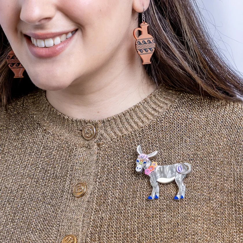 BHDP116 Devoted Donkey Brooch.JPG