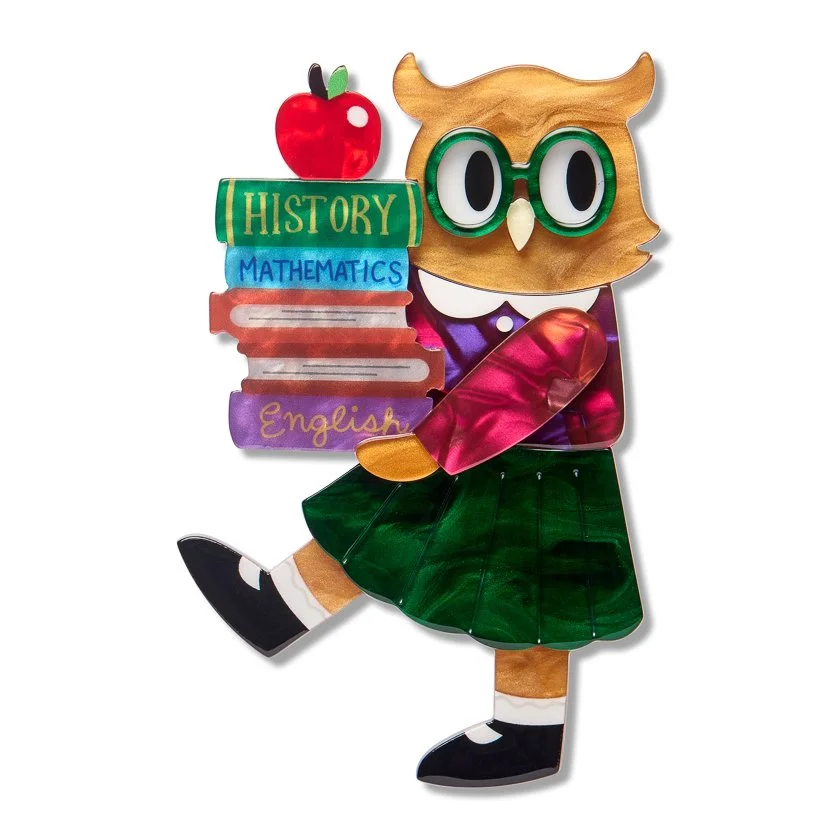 Professor Hootsworth Brooch