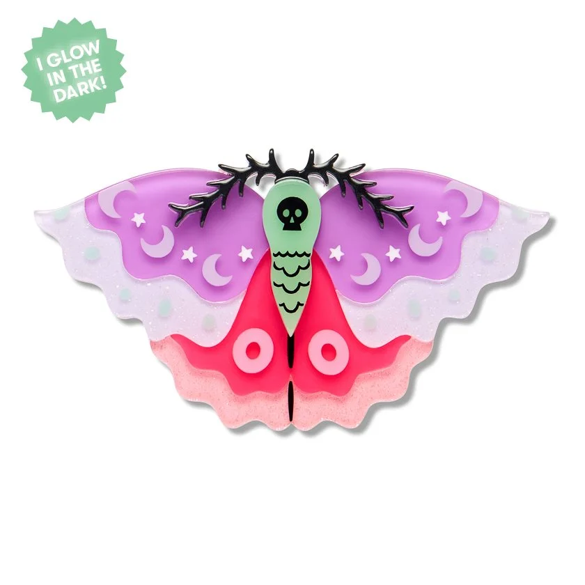 Flutter By Night Brooch