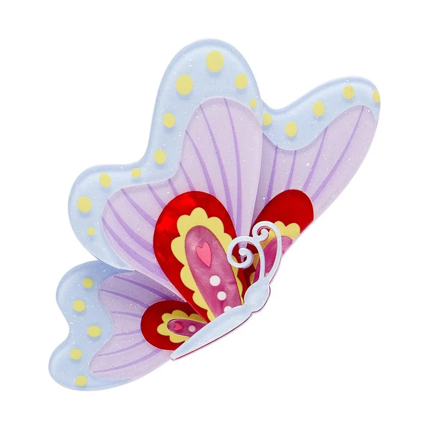 Hearts a Flutter Brooch