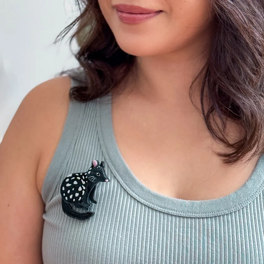 BHDY114 Eastern Quoll Brooch (2).JPG