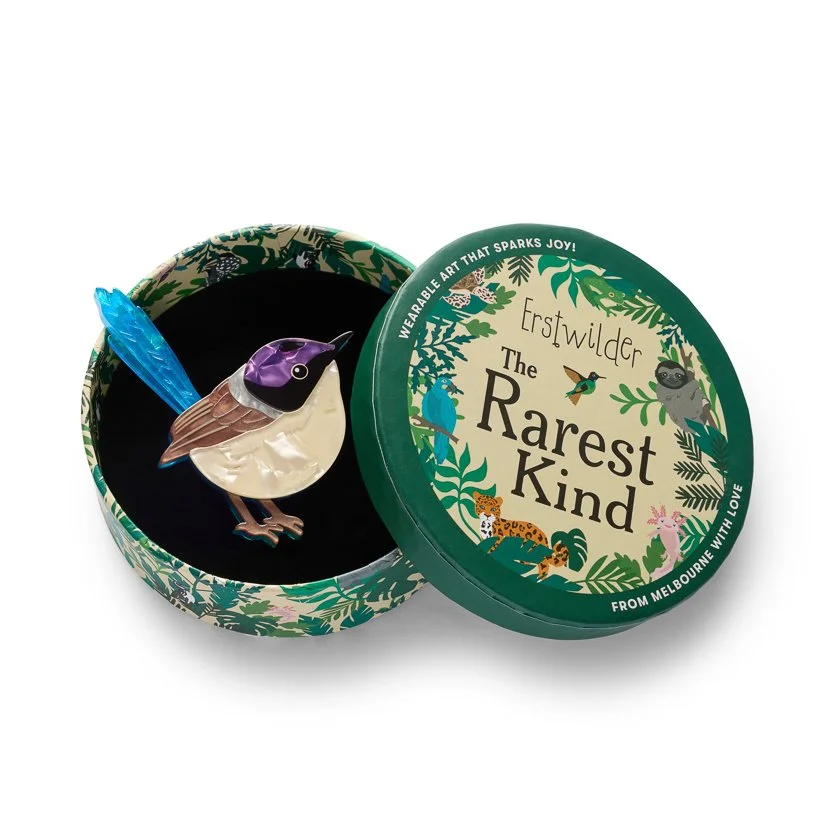 BHDY115 Purple-Crowned Fairy Wren Brooch-3.JPG