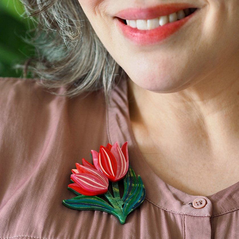 BHCT110 Timeless Tulips Brooch MODEL.jpg
