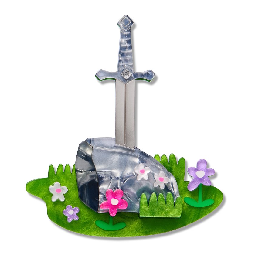 Once and Future Brooch