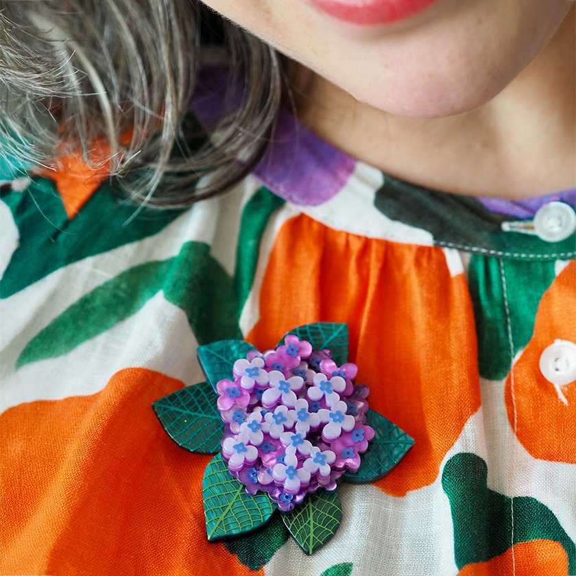 BHCT101 Heavenly Hydrangea Brooch MODEL.jpg