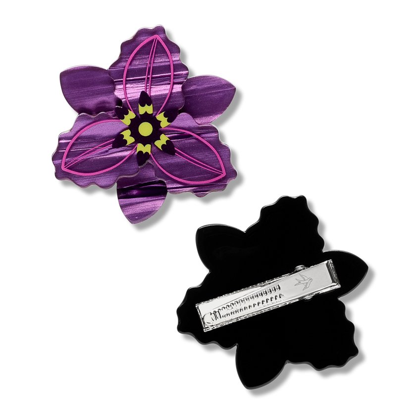 HREM102 Chocolate Lily Hair Clips – 2 Piece-3.JPG