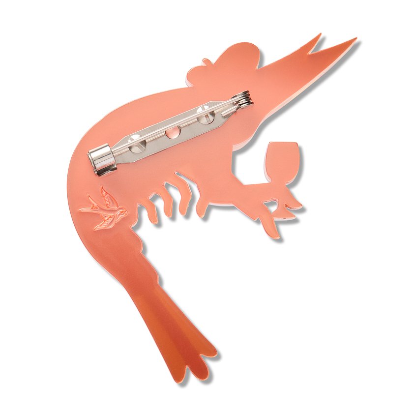 BHEO106 Pascal the Parisian Prawn Brooch-2.JPG