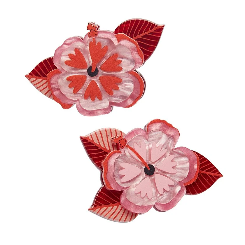 HRCT101 Halcyon Hibiscus Hair Clips Set - 2 Piece-1.jpg