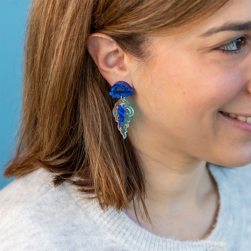 EGCW102 Slippin’ Under Stud Earrings MODEL.jpg