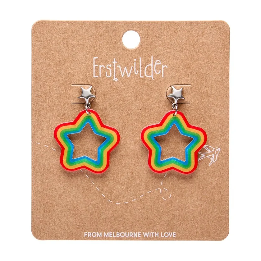 EEDO102 Star Rainbow Stud Drop Earrings-2.JPG