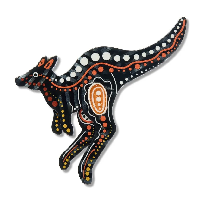Matjumpa Ritjinguthinha (Kangaroo) Brooch