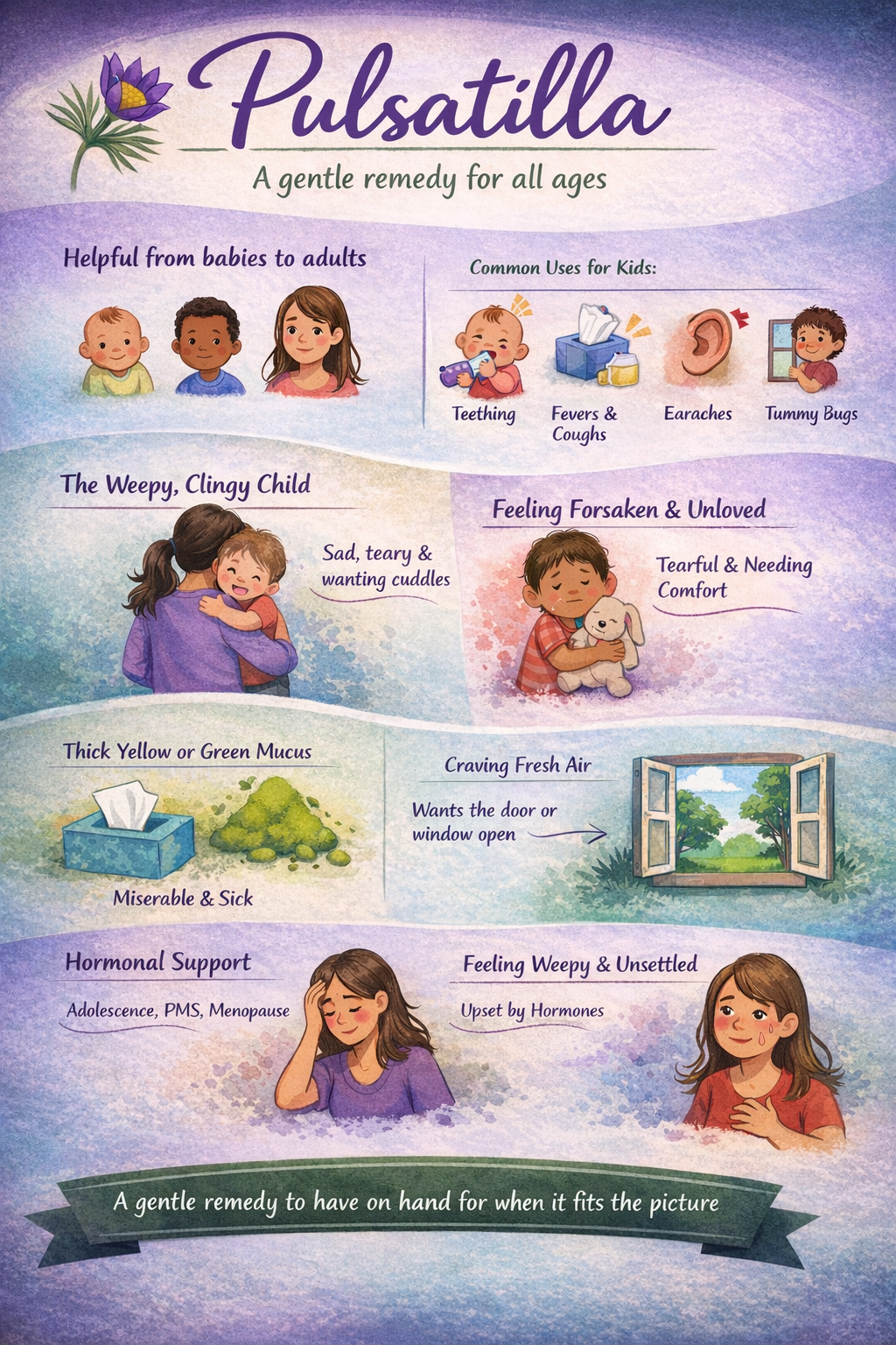 Pulsatilla Infographic - Free!