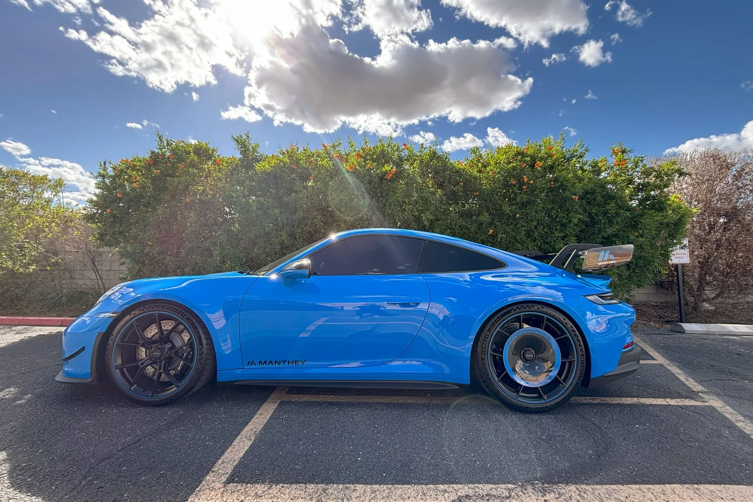 Shark Blue Porsche 992 GT3 with Manthey Performance Kit and SOUL ...