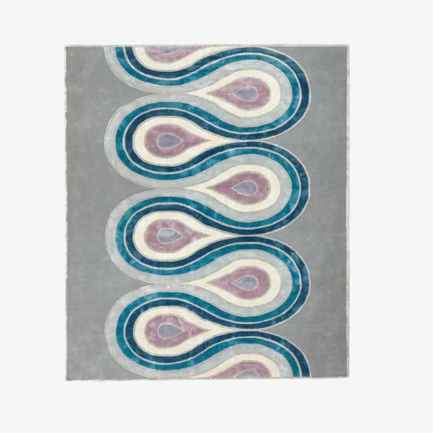 Grey Rug Blue and Purple Teardrop Waves.jpg